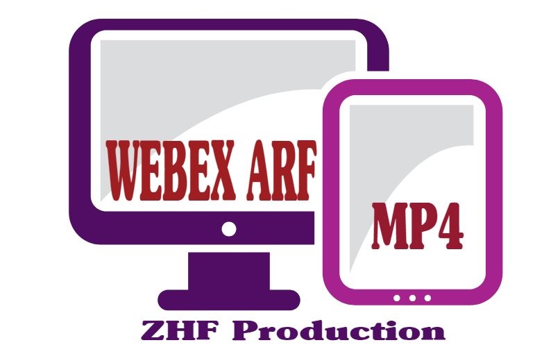 Convert 2 Webex ARF or WRF to Mp4 or your desire format