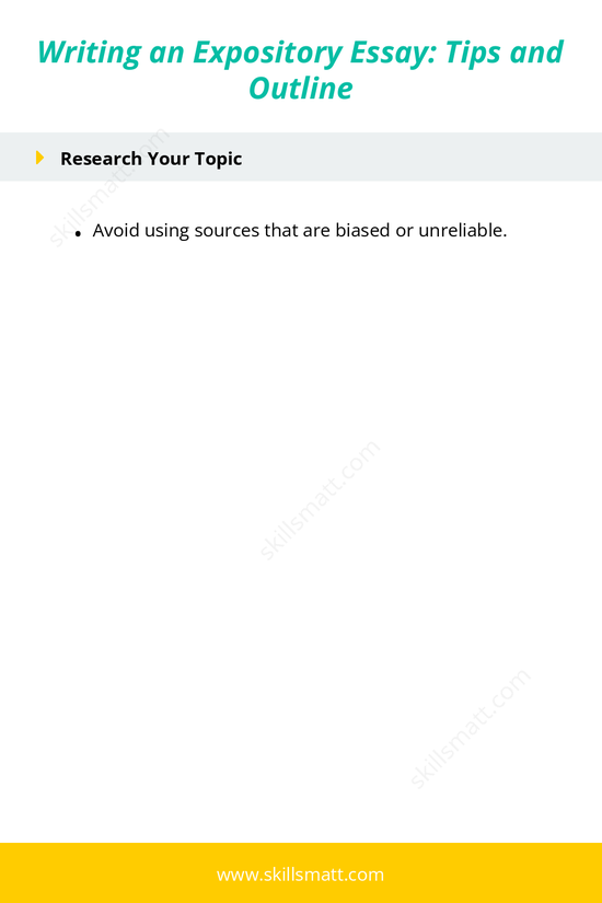 Explore helpful tips and an effective outline for writing a well-structured Expository essay. Learn the essential steps to present your ideas clearly._Image 2