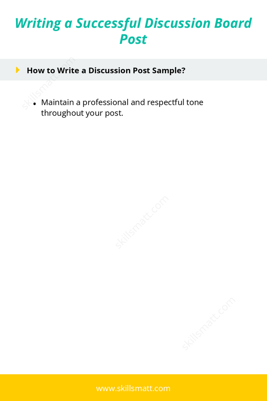 Learn how to write a successful discussion board post with this guide covering definitions, sample writing tips, post length, APA, MLA format._Image 2