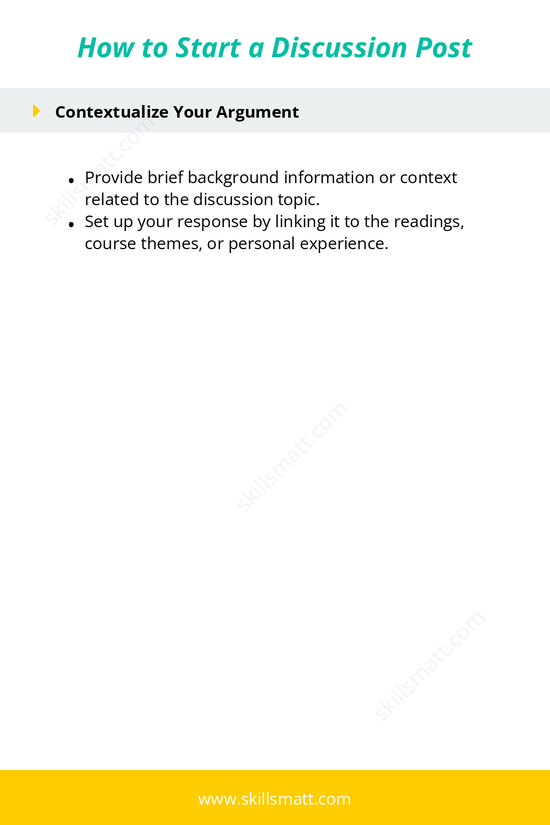 Learn how to start a discussion post effectively with these tips, from crafting a hook to setting the stage for meaningful dialogue._Image 2