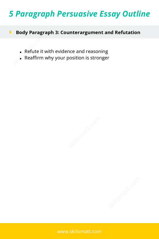 A simple 5-paragraph persuasive essay outline to guide you in crafting a clear and convincing argument._Image 2