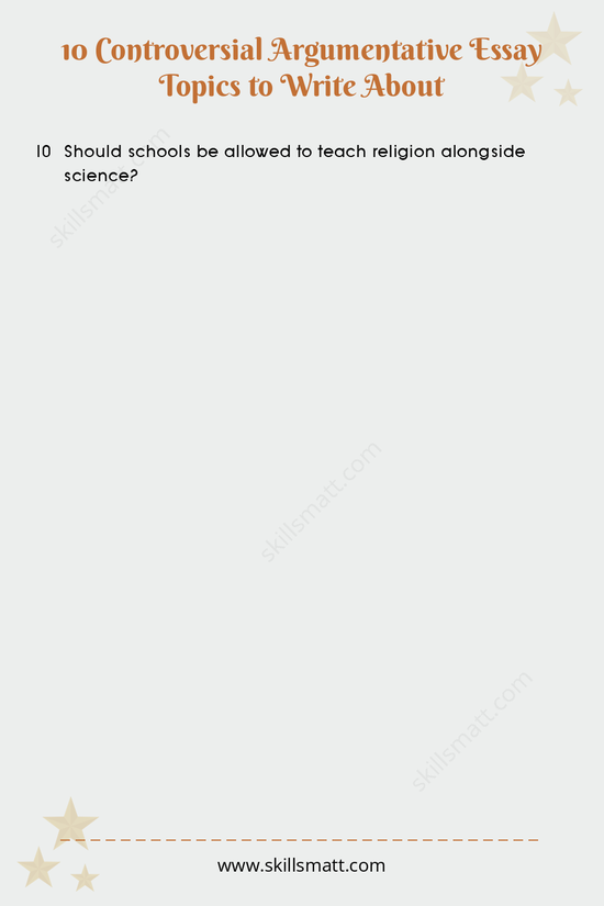 These controversial argumentative essay topics will help spark debates on ethical, political, and societal issues._Image 2
