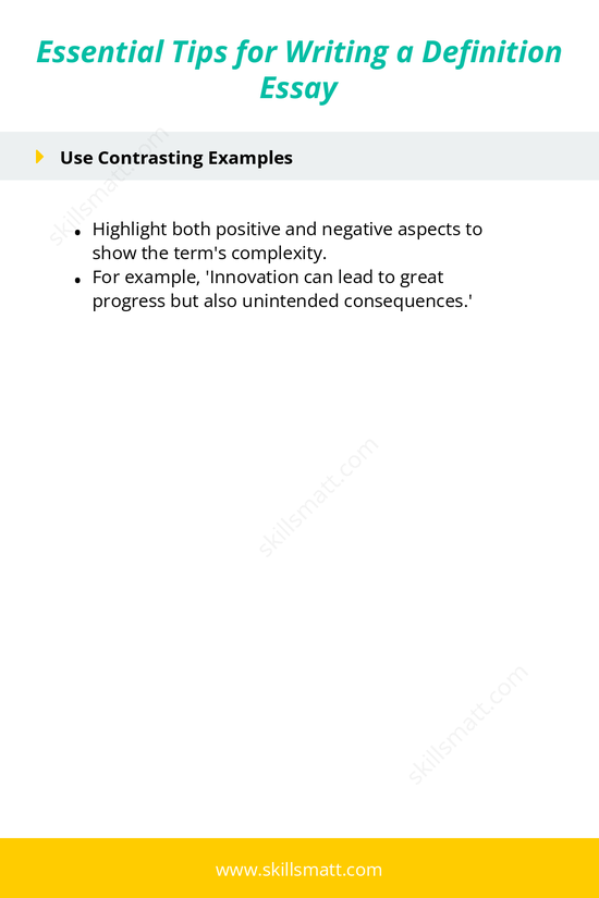 Master the art of definition essay writing with these expert tips, from selecting the right term to using expert quotes._Image 2