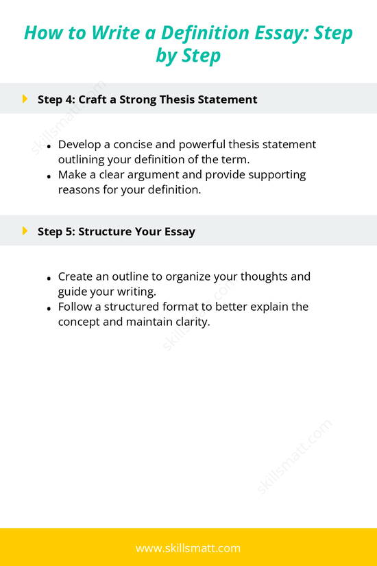 Follow these essential steps to write a well-structured and engaging definition essay that showcases your understanding._Image 2