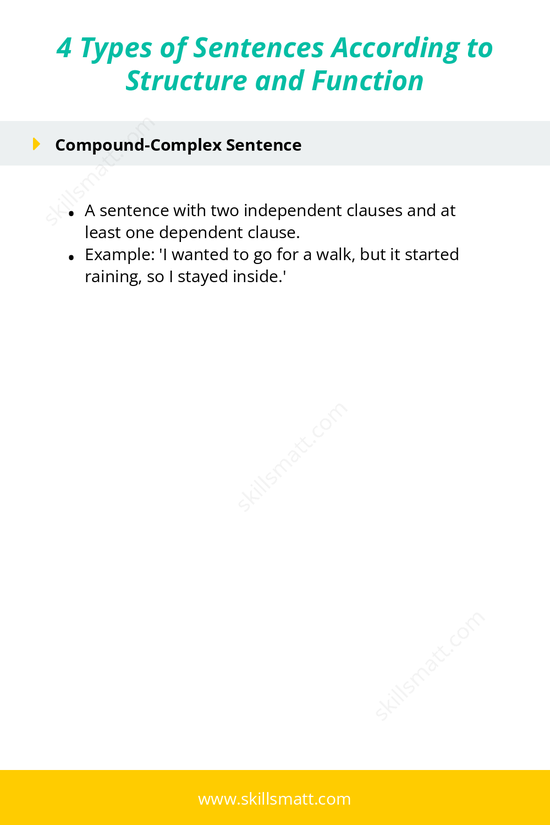 Learn about the different types of sentences by structure and function, with examples to guide your writing._Image 2
