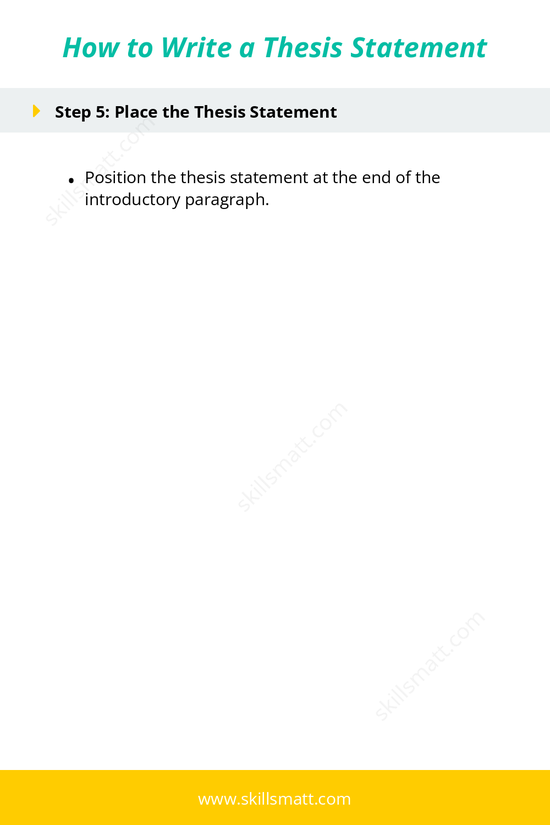 Follow these steps to craft a strong and effective thesis statement for your essay._Image 2