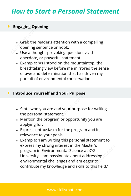 Learn how to start your personal statement with these tips and examples._Image 1