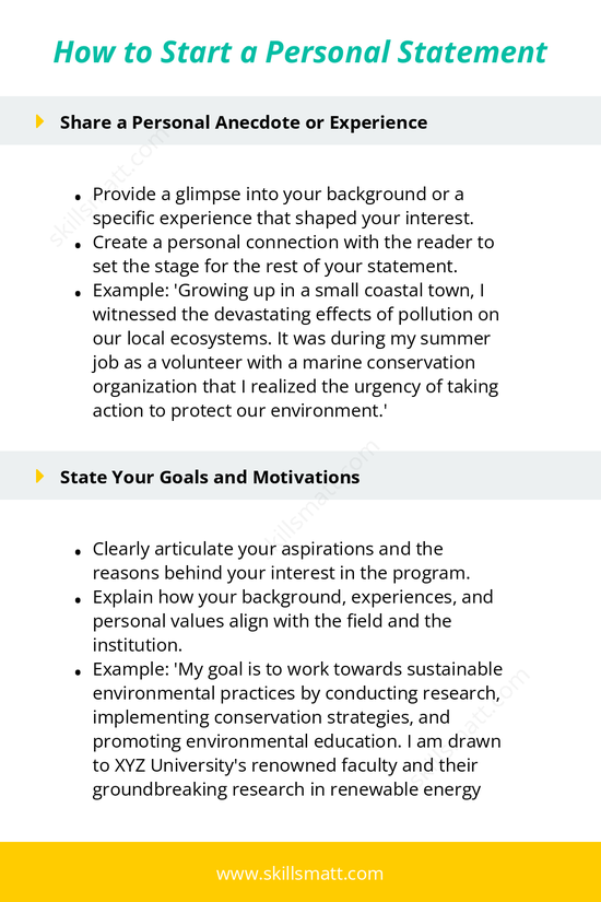 Learn how to start your personal statement with these tips and examples._Image 2