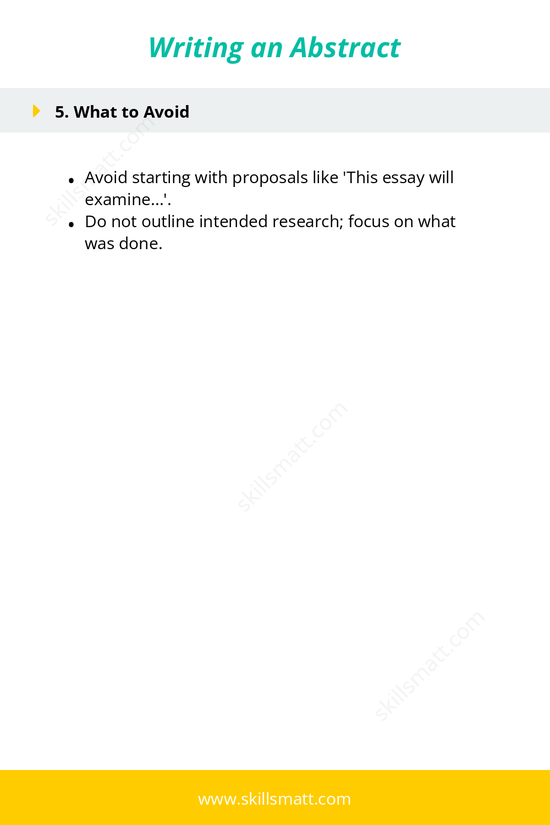 Guide for writing a concise abstract._Image 2