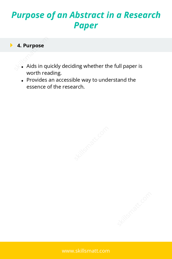 Why an abstract is essential for your research paper's accessibility._Image 2