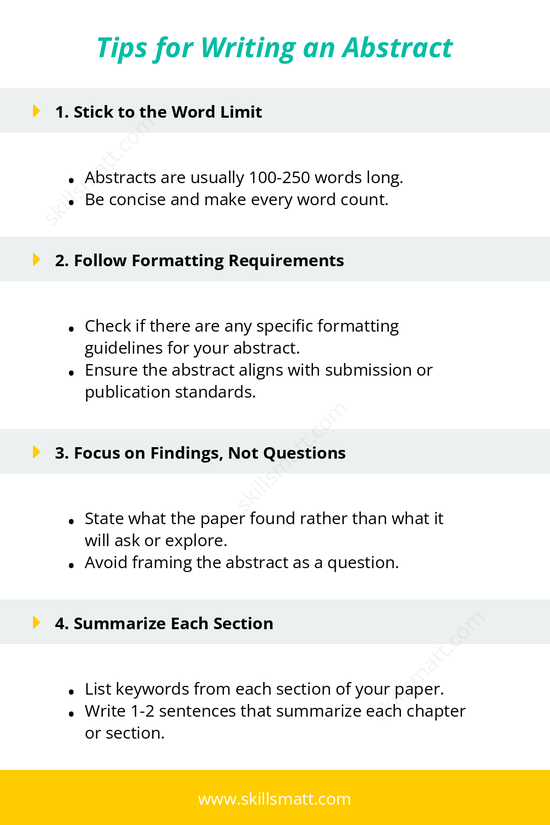 Effective tips for writing a clear and concise abstract for your research paper._Image 1