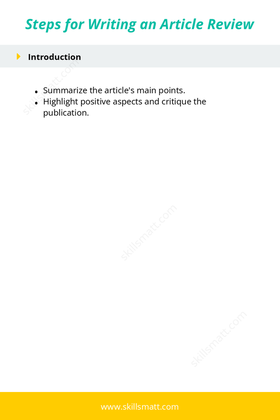 Step-by-step guide for writing an effective article review._Image 2
