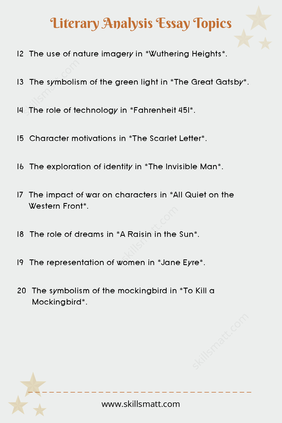 Explore engaging literary analysis essay topics for your next assignment._Image 2