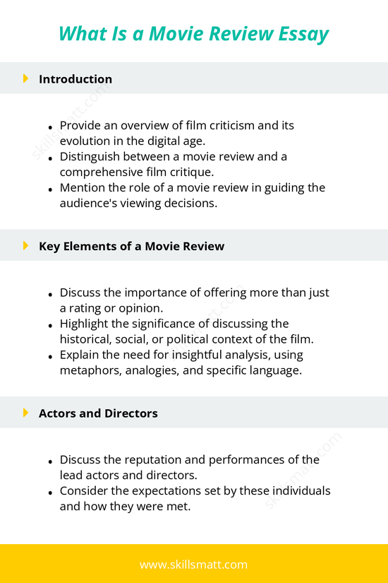 Guide to writing an insightful and engaging movie review essay._Image 1