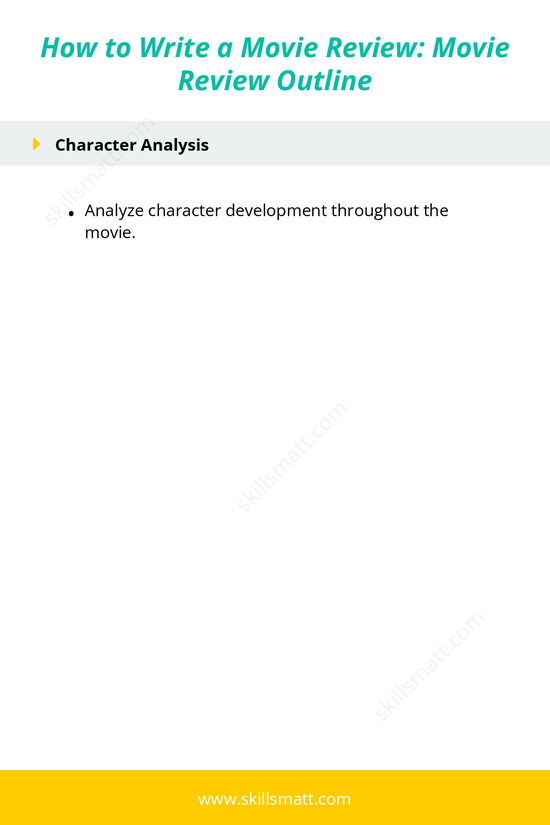 Step-by-step guide for creating a structured movie review._Image 2