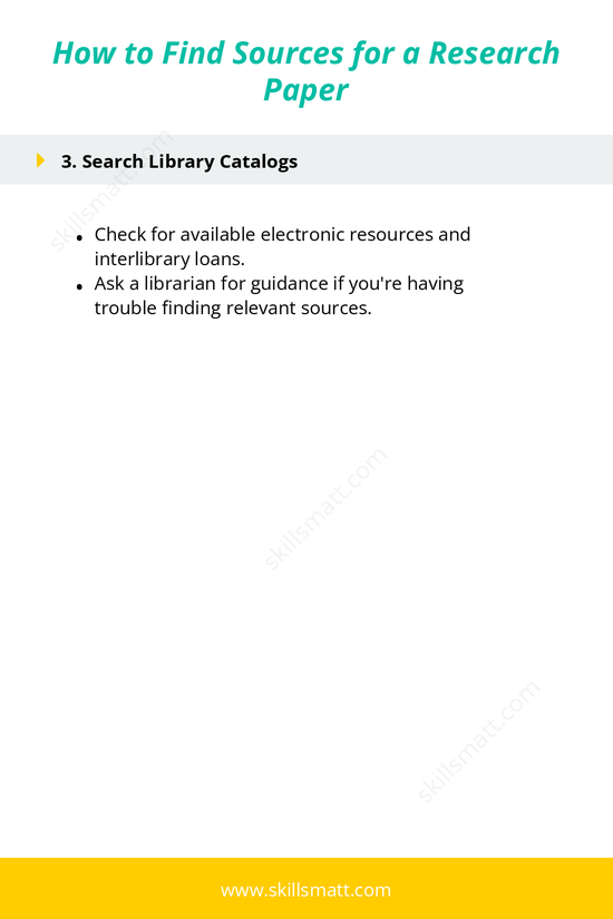 Steps to finding reliable and credible sources for your research paper._Image 2