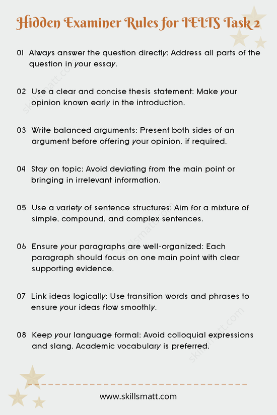 Understand the hidden rules that IELTS examiners look for in Task 2 to improve your score._Image 1