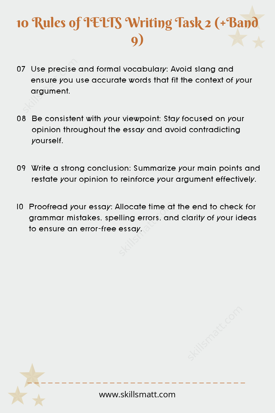 Follow these 10 key rules for a successful IELTS Writing Task 2 and boost your chances of scoring Band 9._Image 2