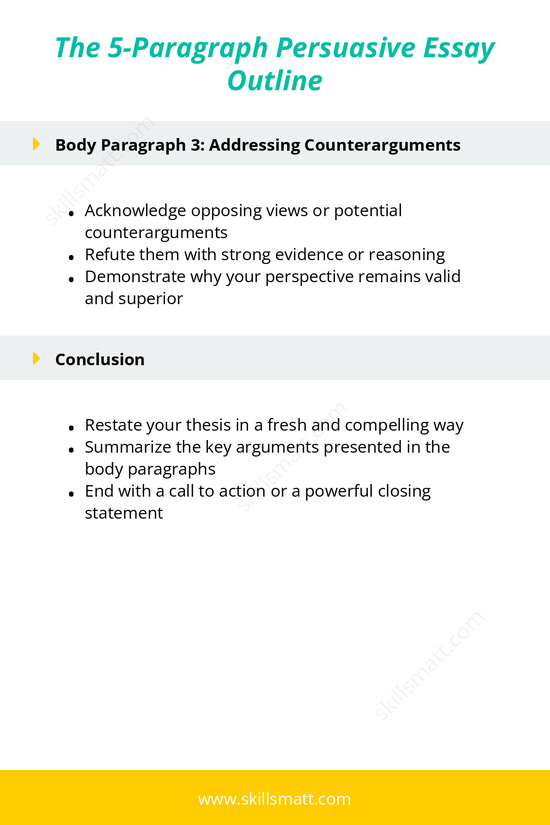 Use this structured 5-paragraph outline to craft a persuasive essay that is clear and impactful._Image 2